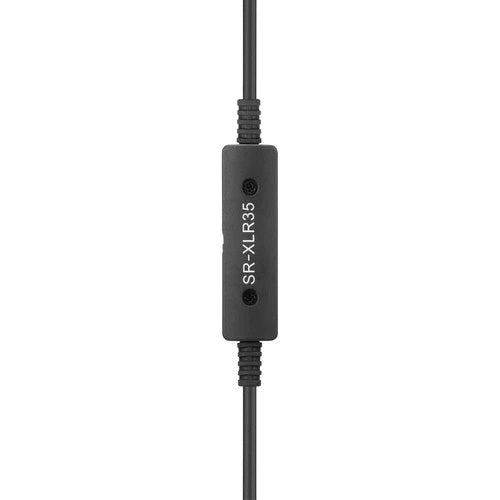 Saramonic SR-XLR35 XLR Female to 3.5mm TRRS Microphone Adapter Cable for DSLR Cameras and Smartphones