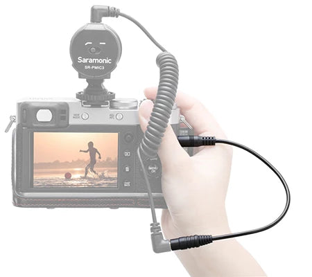 SARAMONIC Saramonic SR-25C35 3.5mm Female to 2.5mm Male Adapter Cable for 2.5mm DSLR Cameras