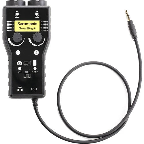 Saramonic SmartRig+ 2Channel XLR Microphone Audio Mixer