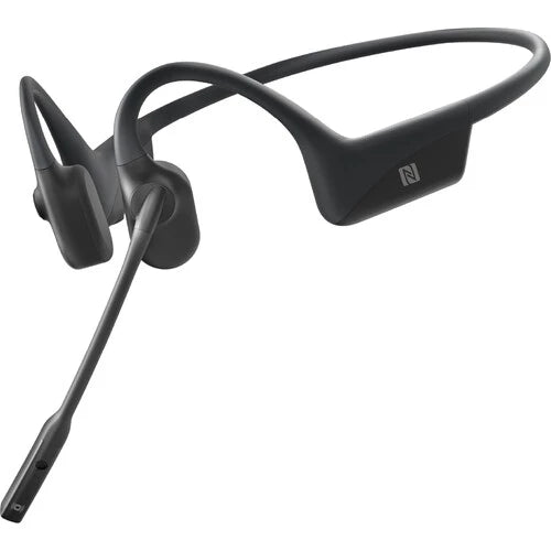 Shokz OpenComm Black Bone Conductor Sport Headset Bluetooth