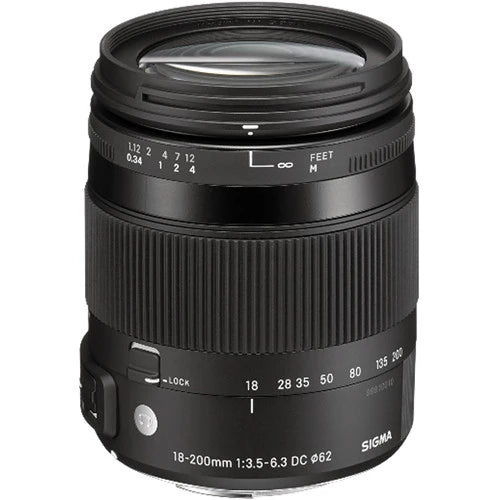 Sigma 18-200mm f3.5-6.3 DC Macro OS HSM Contemporary Lens for Nikon F