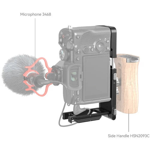 SmallRig Foldable L-Shape Mount Plate for Sony Alpha 7R V / Alpha 7 IV / Alpha 7S III3984
