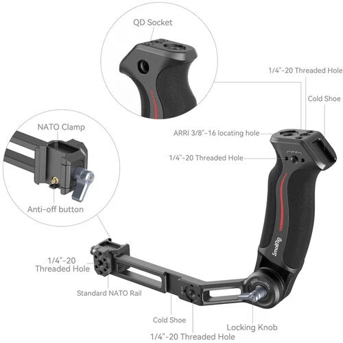 SmallRig Sling Handgrip for DJI RS 2/RSC 2 Handheld Stabilizer 3028C
