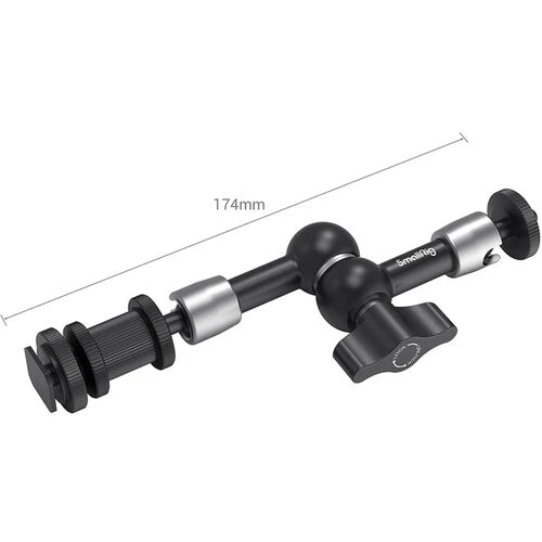 SmallRig Articulating Rosette Arm 7In Long with Cold Shoe Magic 1497B