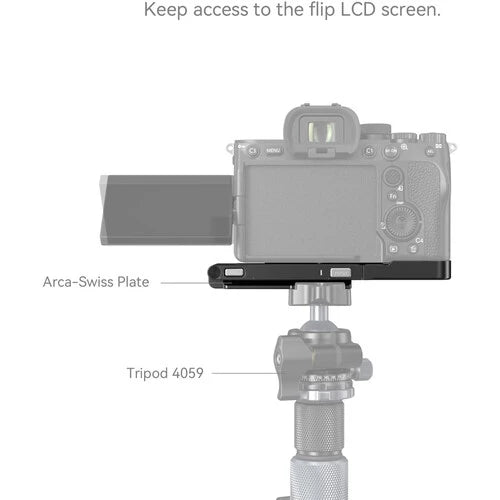 SmallRig Foldable L-Shape Mount Plate for Sony Alpha 7R V / Alpha 7 IV / Alpha 7S III3984