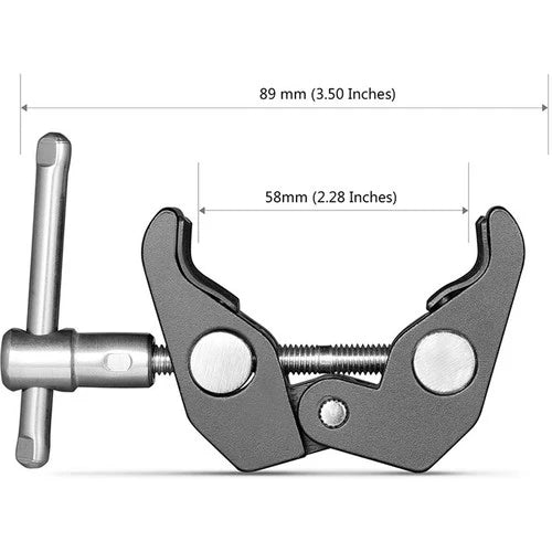 SmallRig Super Clamp with 1/4" and 3/8" Thread (2pcs Pack) 2058