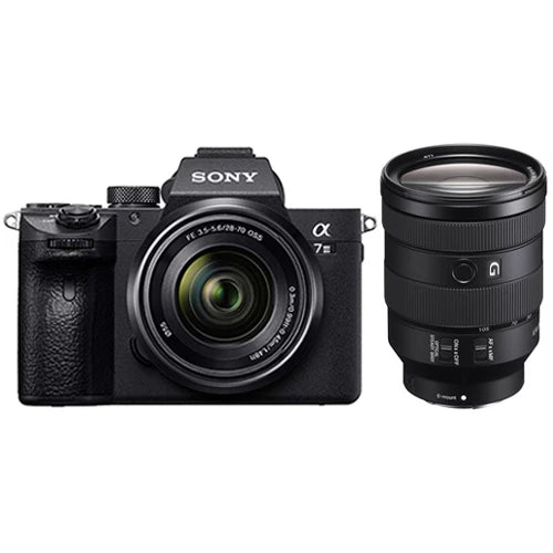 Paket Sony Alpha a7 III Mirrorless Digital Camera with 28-70mm and 24-105mm F4 Lenses