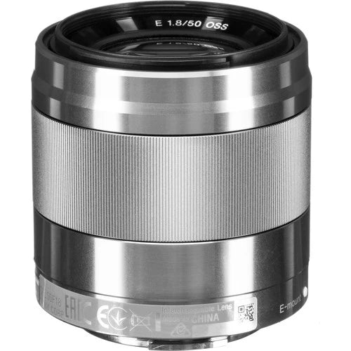 Sony E 50mm f1.8 OSS Lens (Silver)
