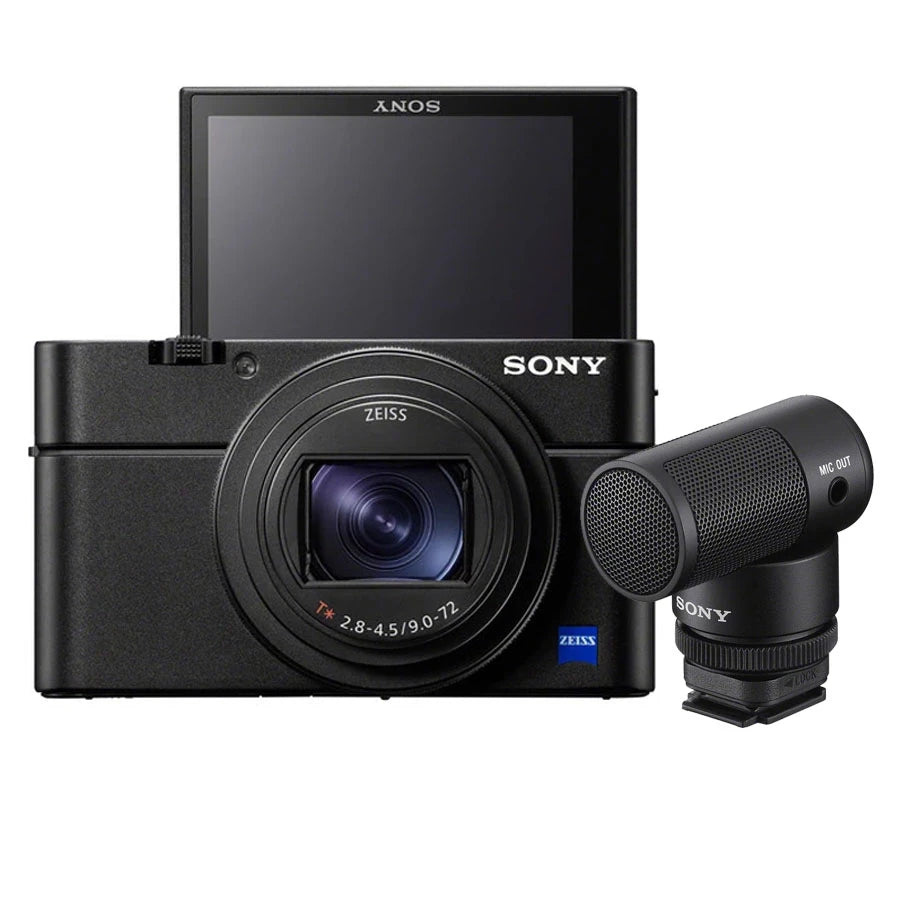 Sony Cyber-shot DSC-RX100 VII G Digital Camera with ECM-G1 Ultracompact Shotgun Microphone
