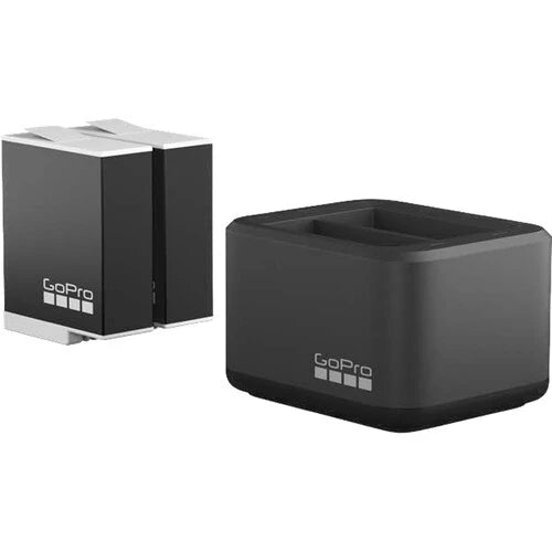 GoPro Dual-Battery Charger with Two Enduro Batteries for Select HERO 12/11/10/9BlackCameras