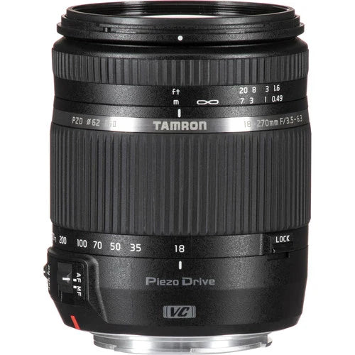 Tamron 18-270mm f3.5-6.3 Di II VC PZD Lens for Canon EF