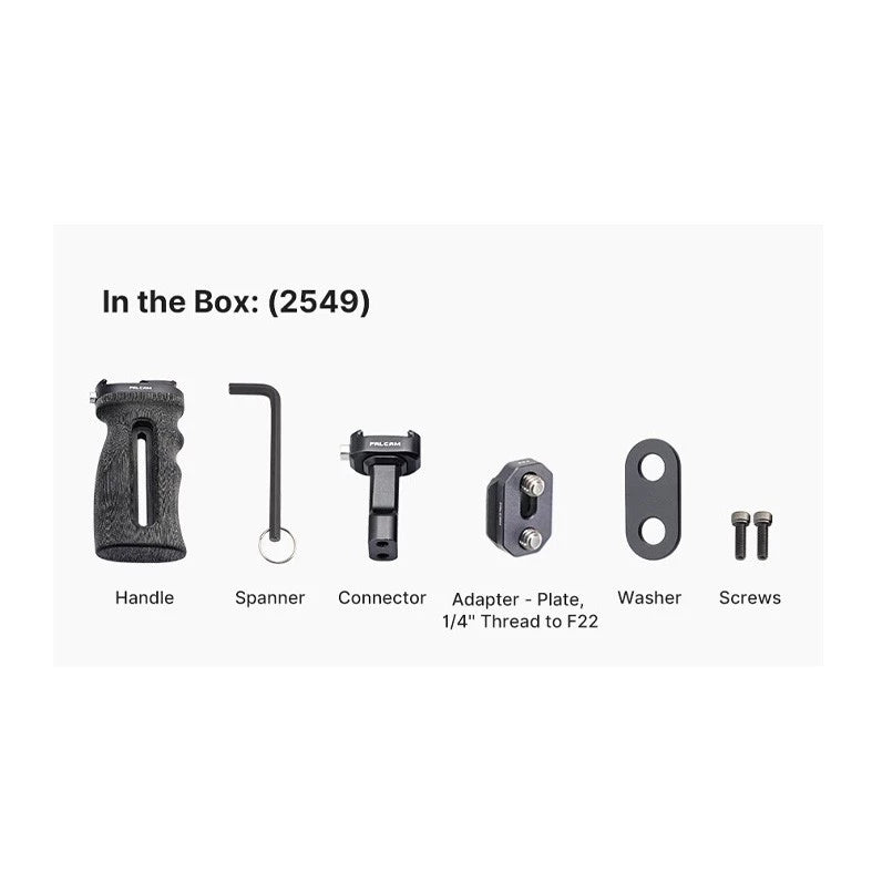 Falcam F22 Quick Release Side Hand Grip Kit 2549