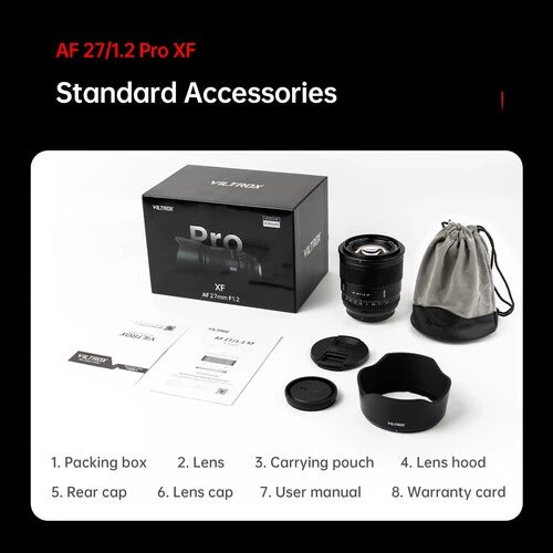 Viltrox AF 27mm f1.2 Pro Lens for Fujifilm X Mount