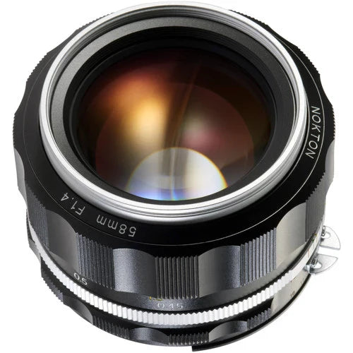Voigtlander Nokton 58mm F1.4 Lens Sl-II S AIS Silver