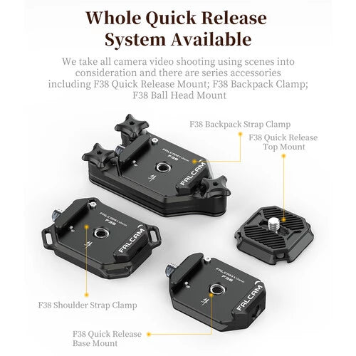 Falcam F38 QR system for Shoulder Strap 2272