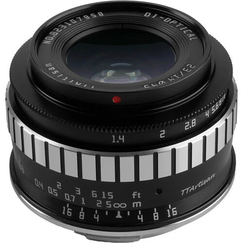 TTartisan 23mm f1.4 Lens For Nikon Z BLACK-SILVER (APS-C)