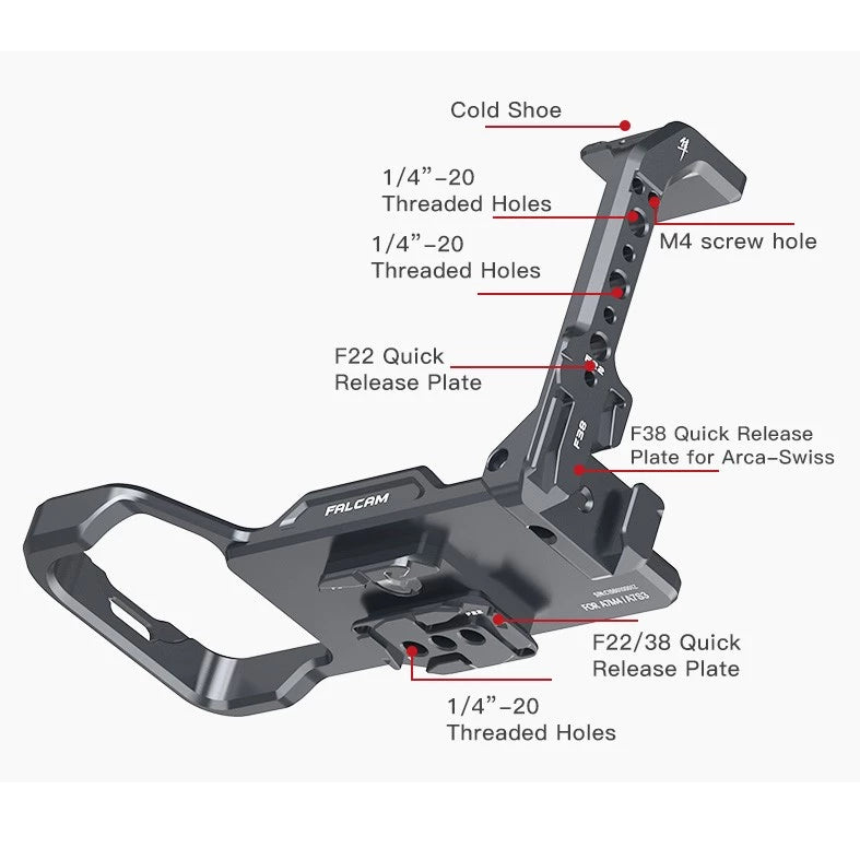 Falcam F22&F38 Quick Release L board (FOR A7M4/A7S3) 2976