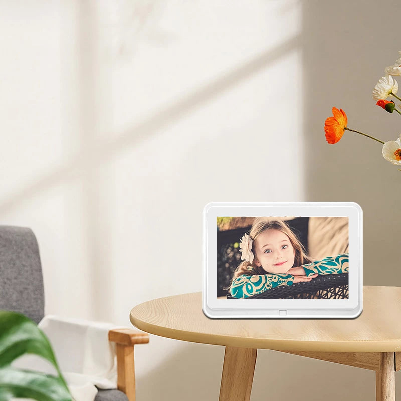 Frameo 10" Smart Digital Photo Frame with Frameo App (White)