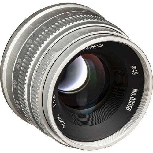 7Artisan 35mm F1.4 APS-C Canon EOS M Silver