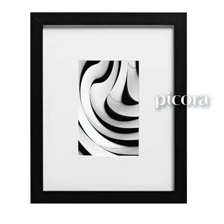 Picora Arte Floating Frame 8R matted to 4R Black