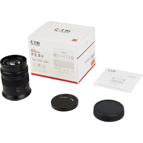 7Artisan 60mm F2.8 Macro Mark II for Canon EOS-M Mount (Black)