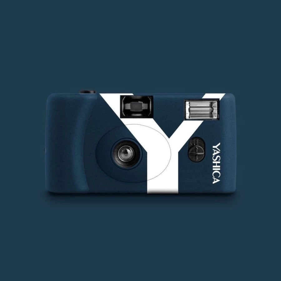Yashica MF-1Y Film Camera Prussian Blue
