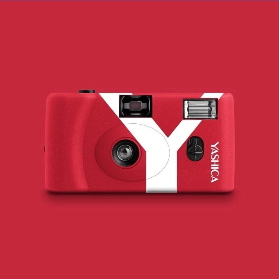 Yashica MF-1Y Film Camera Red