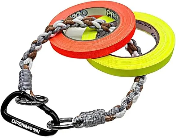 OPENMOON Woven lanyard Lanyard brown&white 48cm OGS03