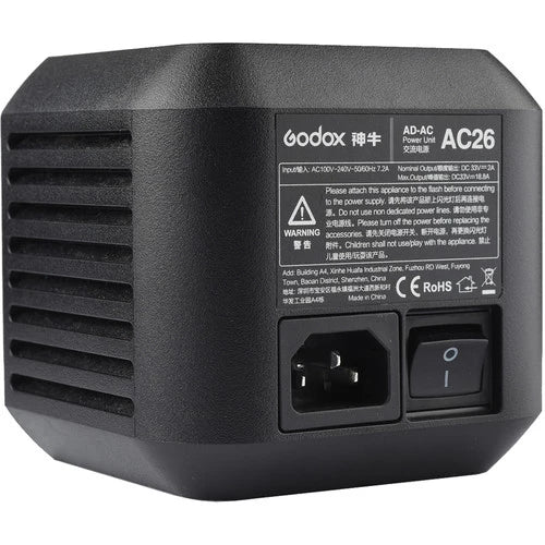 Godox AC26 Adapter for AD600Pro/AD600Pro II Witstro Outdoor Flash