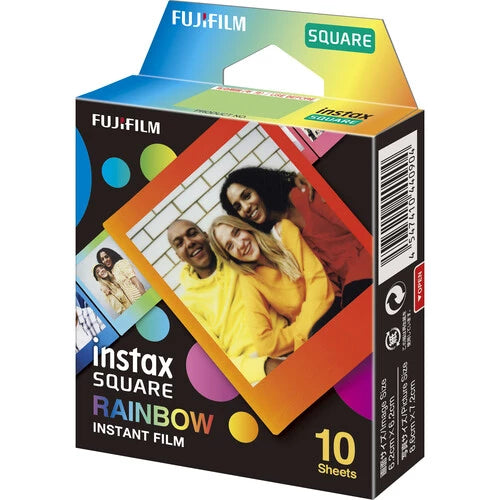 Fujifilm Instax Paper Square Rainbow 10 Sheet