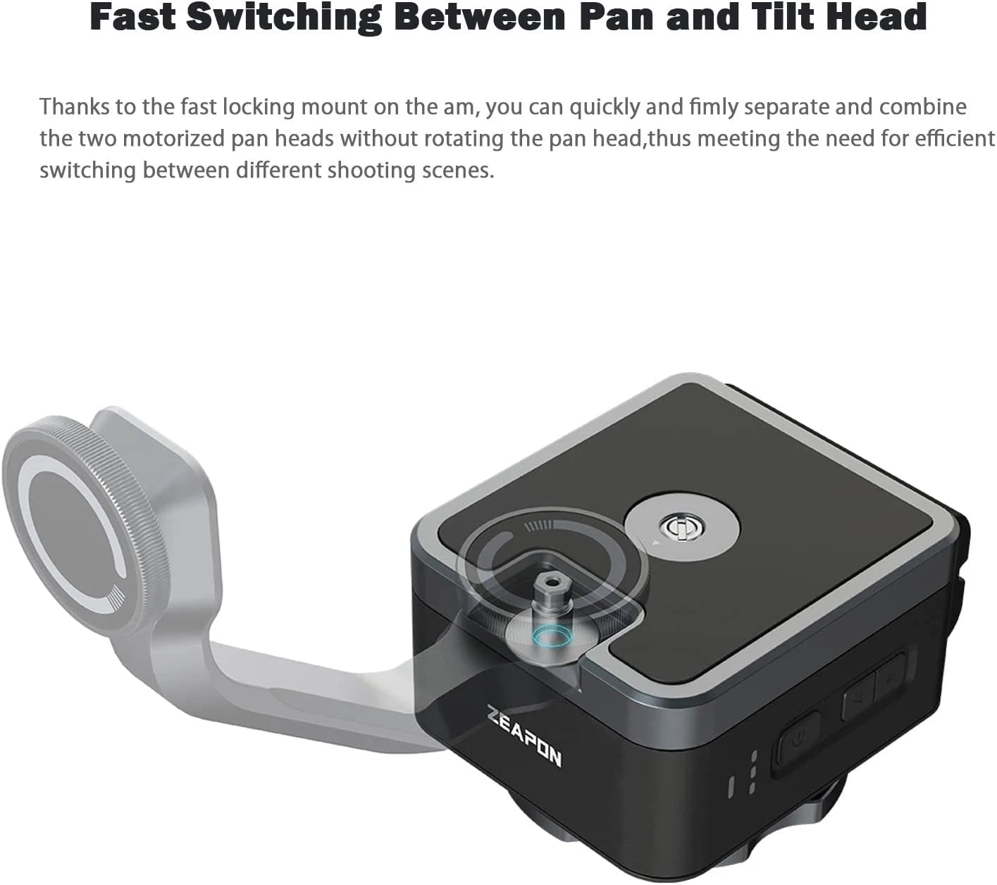 Zeapon Micro2 Plus PONS PT Kit: Motorized Micro2 Plus+PONS PT Motorized Pan Head