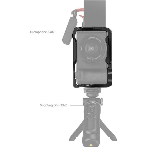 SmallRig Cage Kit for Sony Alpha 6700 with hdmi clamp 4336