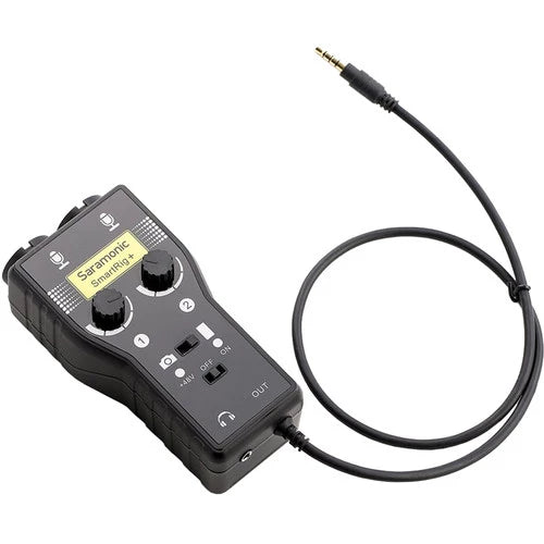 Saramonic SmartRig+ 2Channel XLR Microphone Audio Mixer