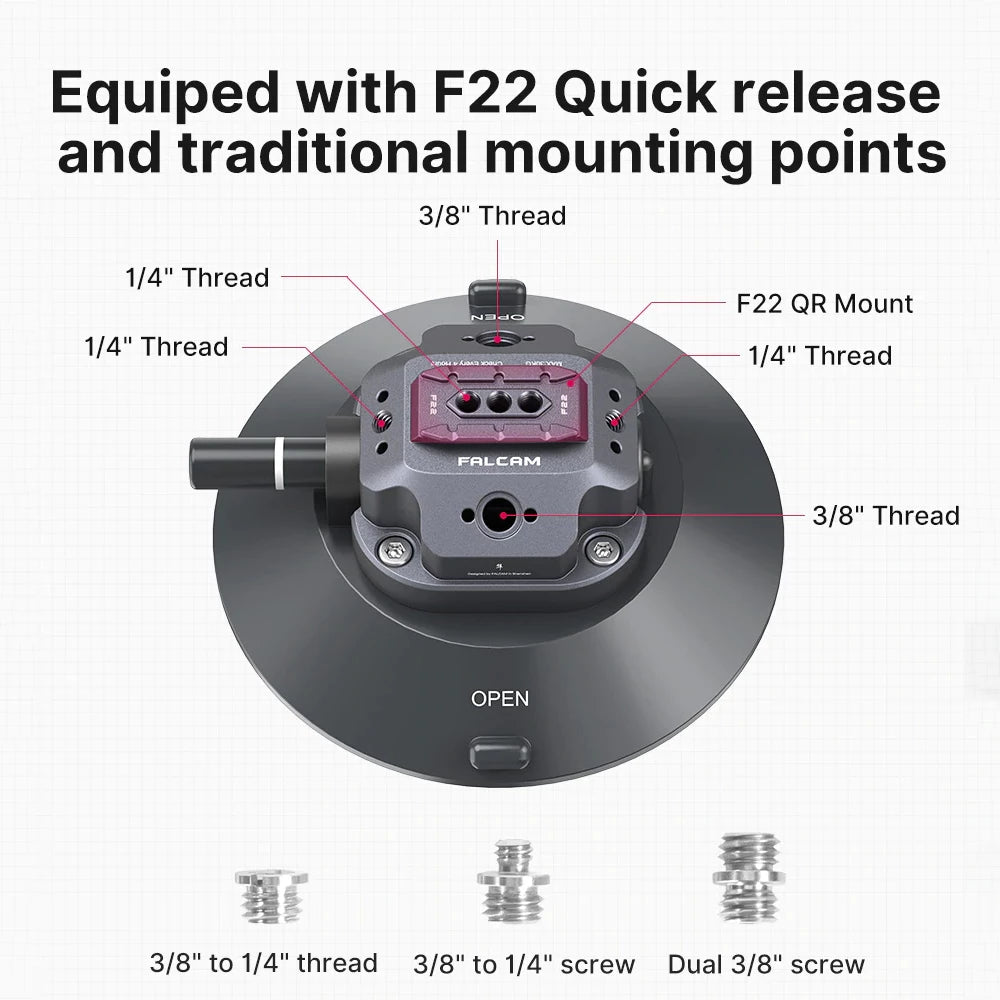 Falcam Quick Release Sucker 6 inch 2568