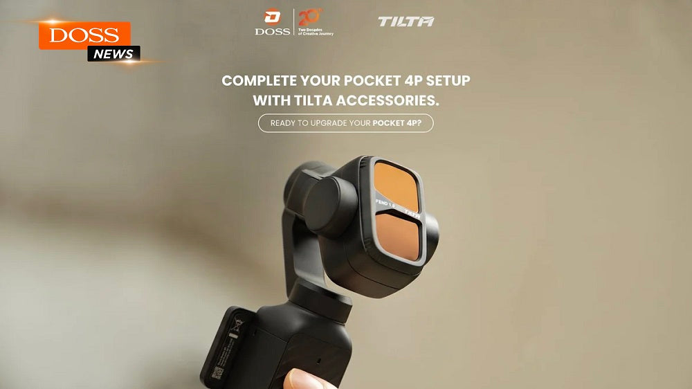 Video Makin Cinematic! Upgrade Osmo Pocket 4P Kamu Pakai Koleksi Tilta Accessories Terbaru di DOSS