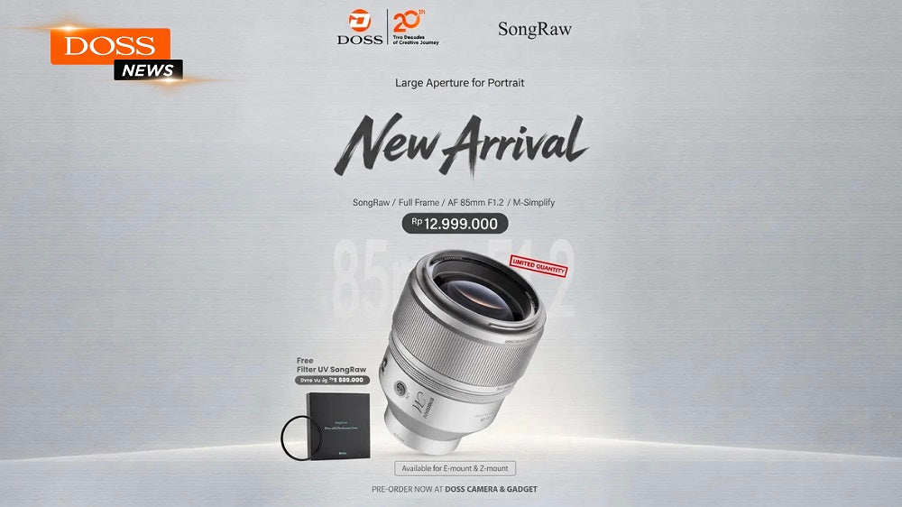 SIKAT SEKARANG! SongRaw AF 85mm F1.2 Hadir di DOSS, Lensa Impian Buat Bokeh Ekstrem!