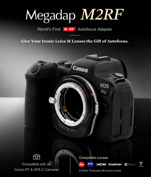 Megadap M2RF Dirilis: Adapter Autofokus yang Bikin Lensa Leica M Bisa Dipakai Auto di Kamera Canon RF!