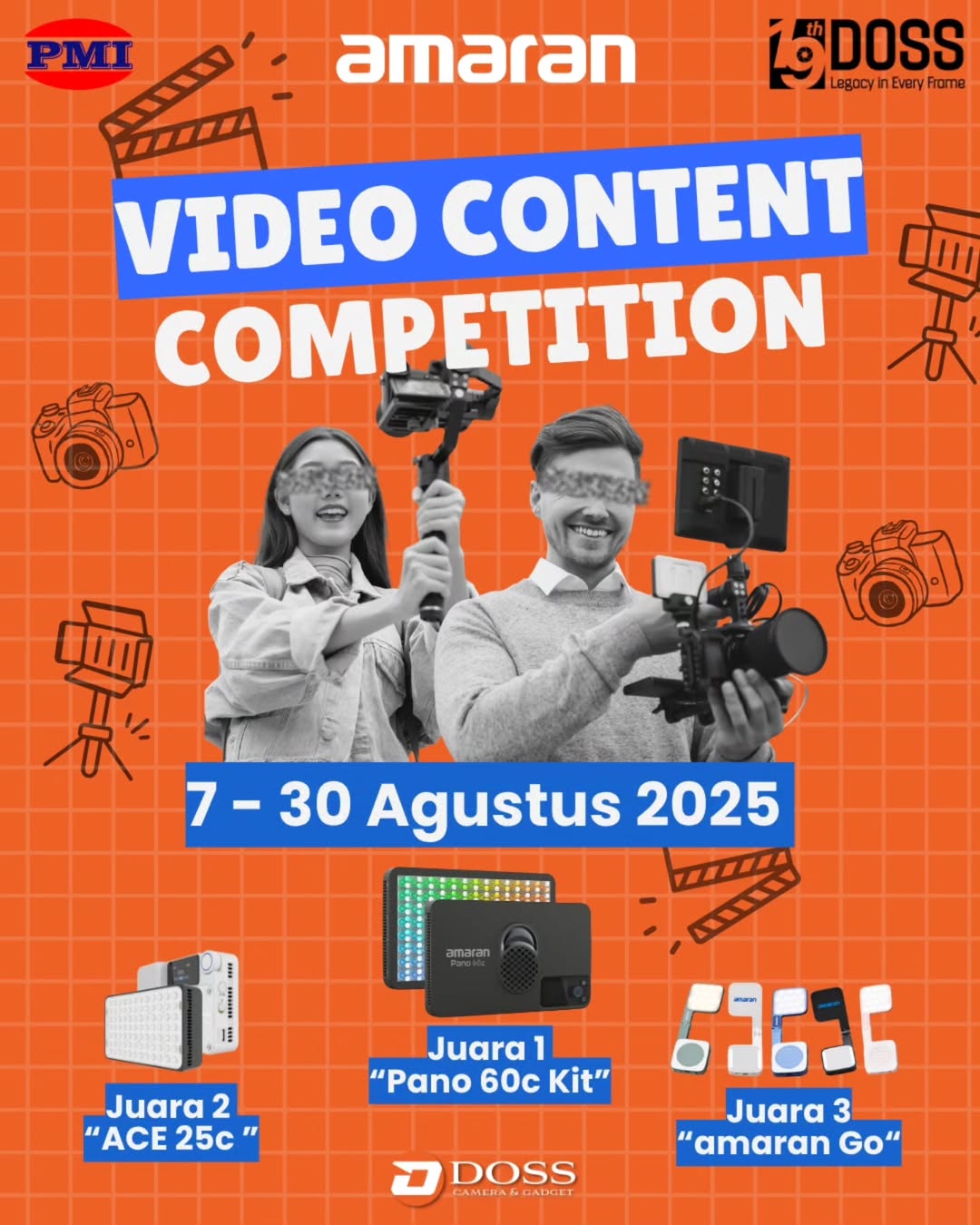 AMARAN x DOSS Video Content Competition: Tunjukkan Karyamu, Menangkan Hadiah Keren!