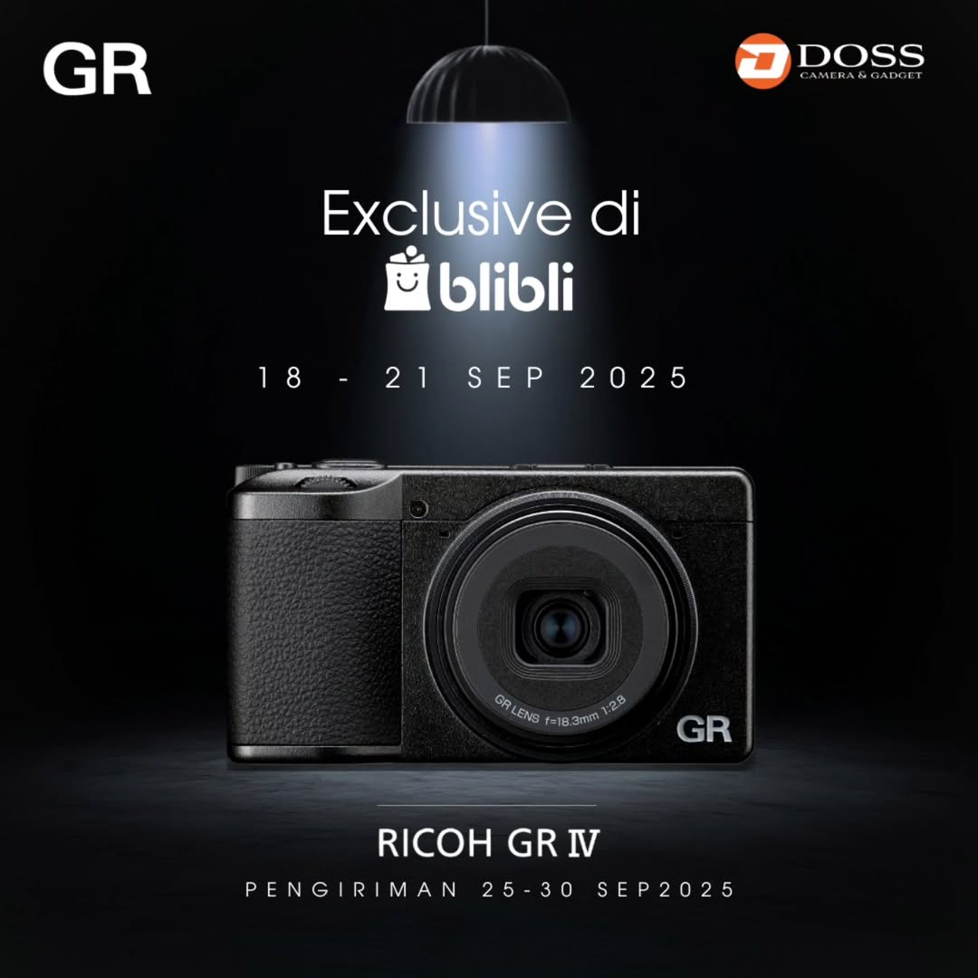 Yuk Pre Order Ricoh GR IV di DOSS – Kamera Compact Premium dengan Sensor APS-C 25.7MP