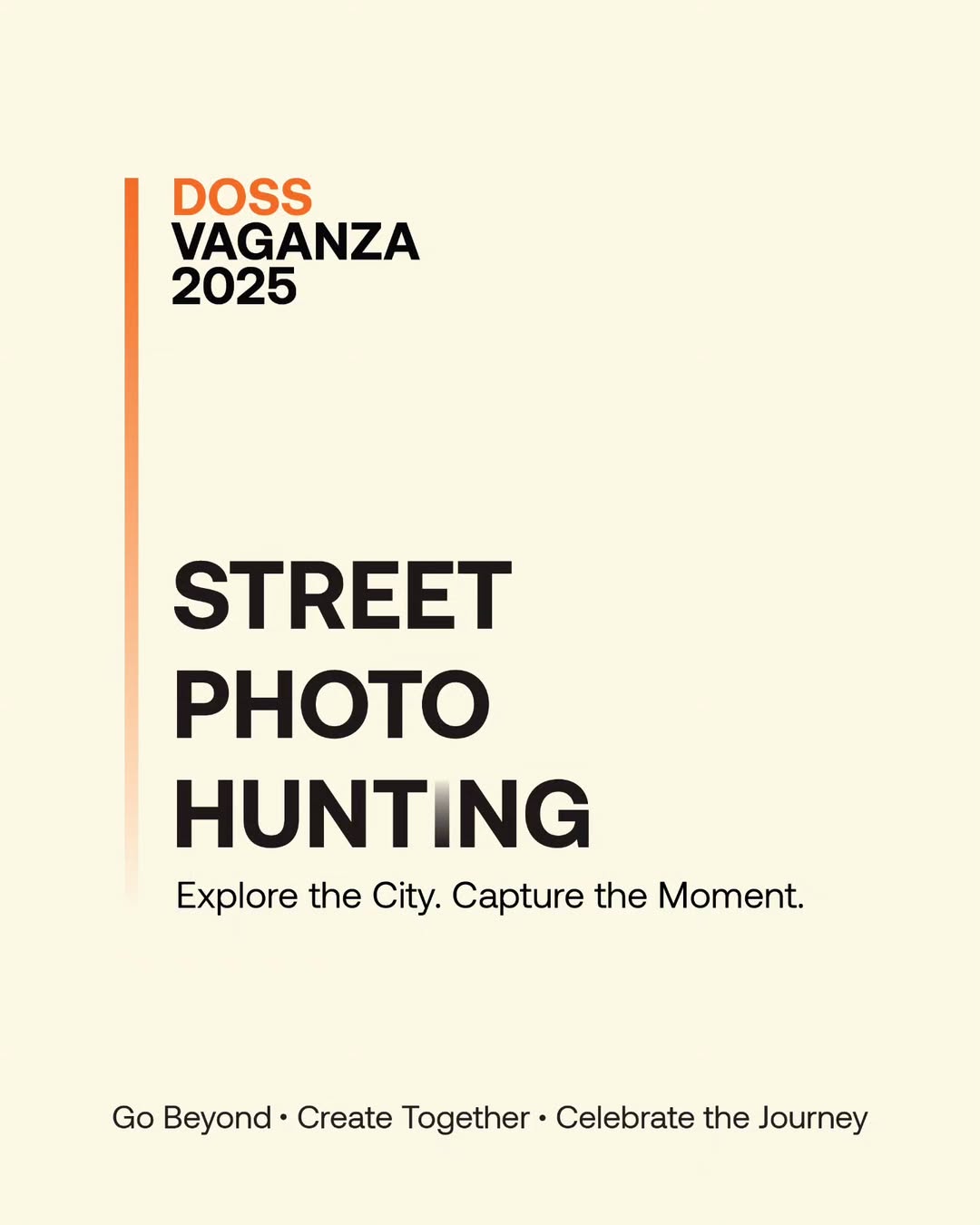 Street Photo Hunting DOSS Vaganza 2025: Jelajahi Kota, Tangkap Cerita di Setiap Langkah