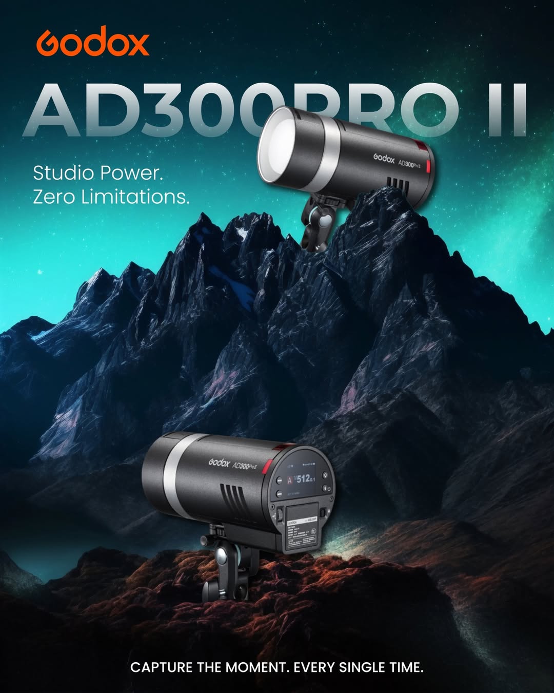Godox AD300Pro II Dirilis: Flash Portable 300Ws Powerful untuk Fotografer On-Location