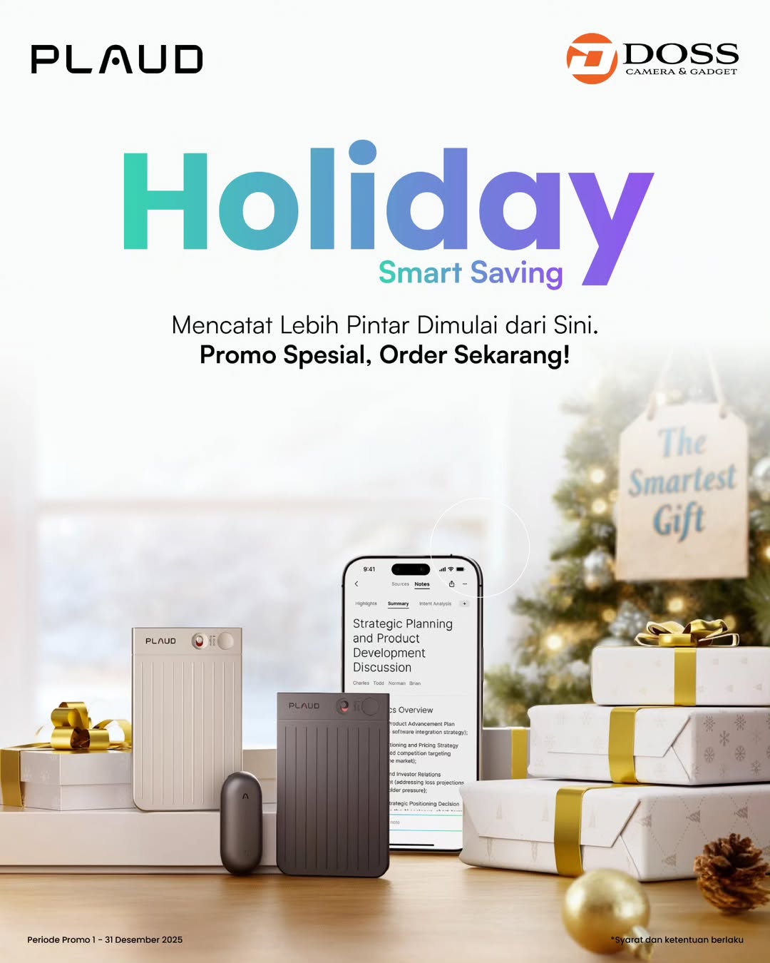 PLAUD Note Series: Solusi Cerdas Mencatat Meeting di Akhir Tahun yang Super Padat