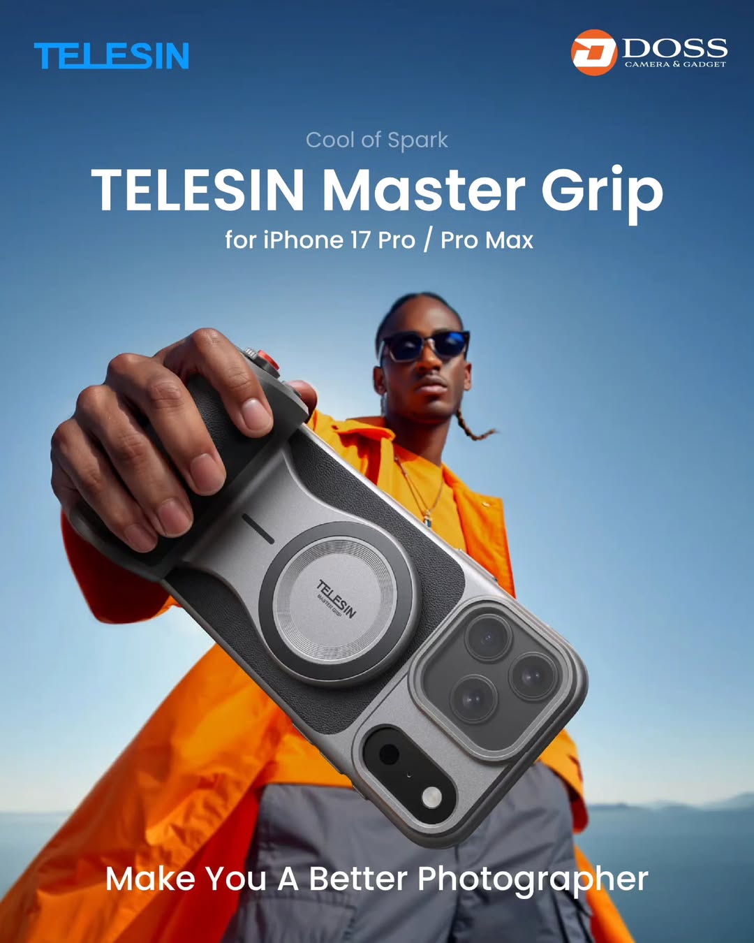 Kenapa TELESIN Master Grip Bikin iPhone 17 Pro Makin Enak Dipakai Kreator? Ini Jawabannya