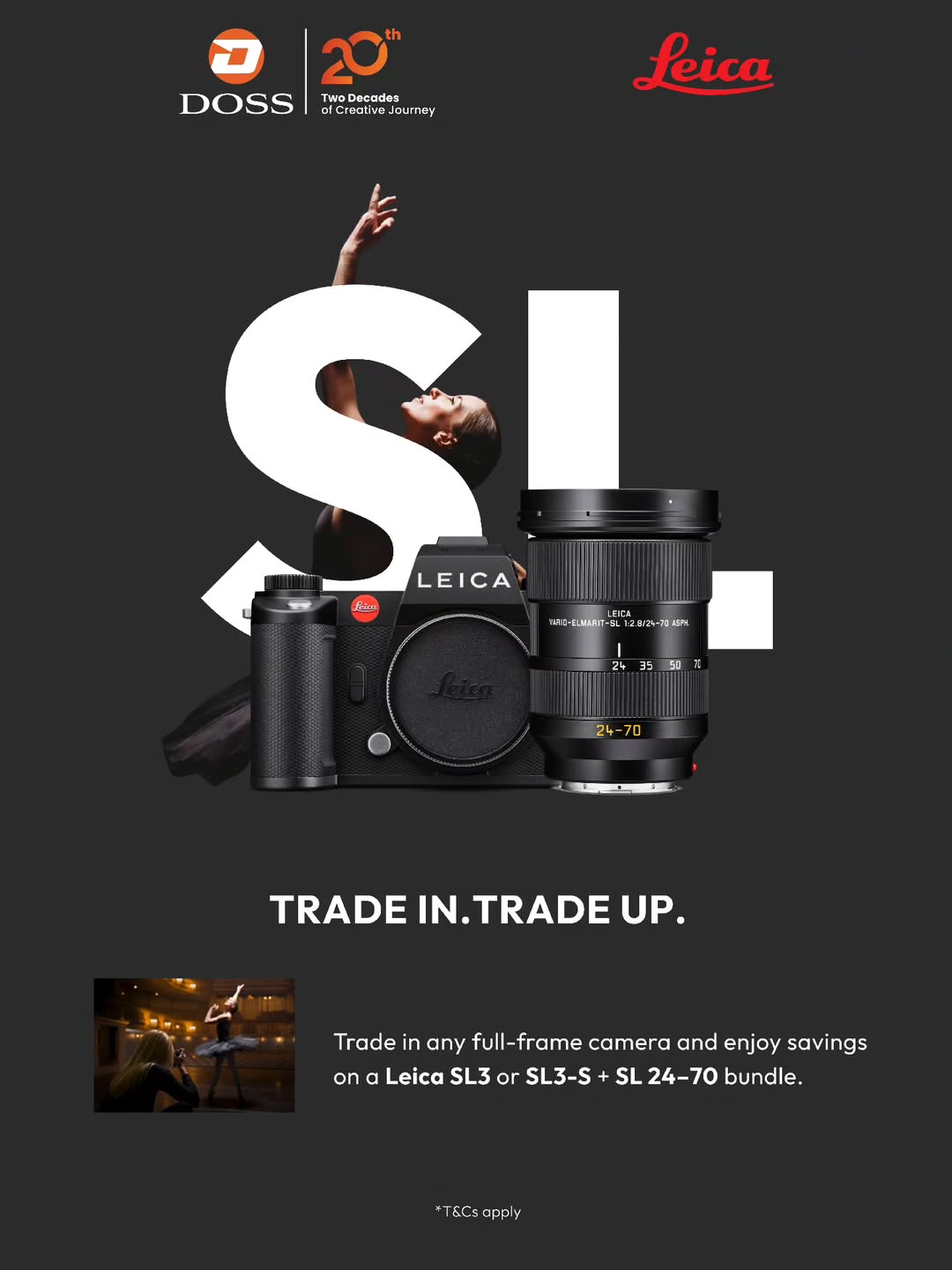 Trade-In Kamera Full-Frame di DOSS, Dapatkan Leica SL3 atau SL3-S dengan Harga Spesial