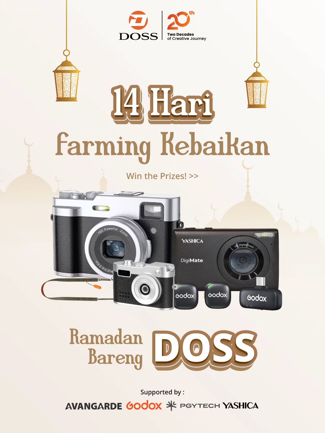 Ramadan Bareng DOSS 2026: 14 Hari Farming Kebaikan, Berbagi Cerita &  Menangkan Hadiahnya