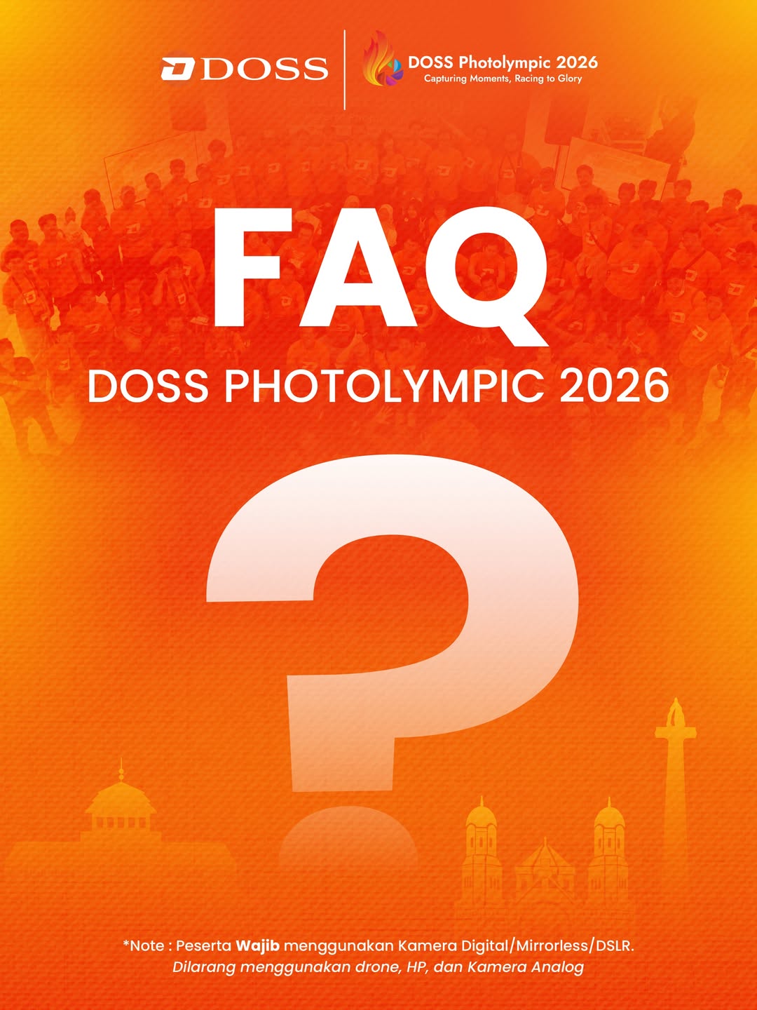 FAQ DOSS Photolympic 2026: Info Lengkap Jadwal Tur, Harga Tiket, dan Aturan Lomba