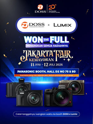 DOSS x Lumix Hadir di Jakarta Fair 2026, Kesempatan Emas untuk Upgrade Kamera dan Gear Impian