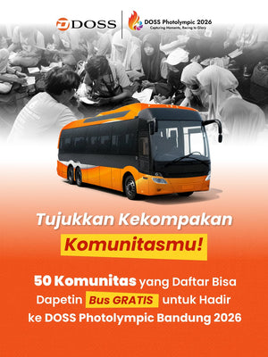 DOSS Photolympic Bandung 2026 Hadir 28 Juni, Ada Fasilitas Bus Gratis Buat Komunitasmu.