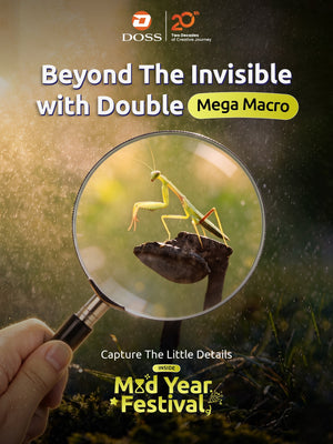 Siapkan Gear Kamu! Yuk Join Workshop Fotografi Double Mega Macro di DOSS Mid Year Festival