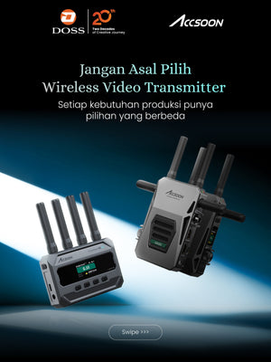 Jangan Asal Pilih! Ini Rahasia Memilih Wireless Video Transmitter untuk Workflow Produksi yang Lebih Profesional